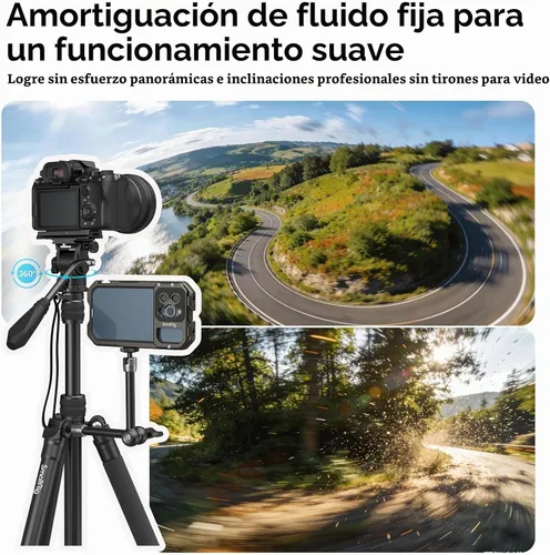 Vista 2 de SmallRig Cabezal de video compacto con placa de liberación rápida para Arca