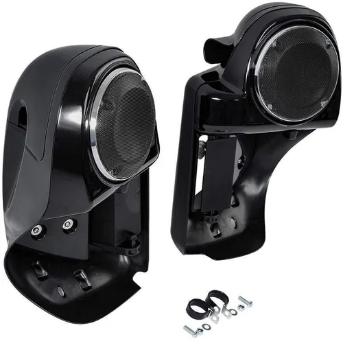 Vista 7 de TCMT Caja de altavoces Pod de 6.5 pulgadas, carenado inferior ventilado compatible con Harley refrigerado por aire 2014-2024 Touring Road King