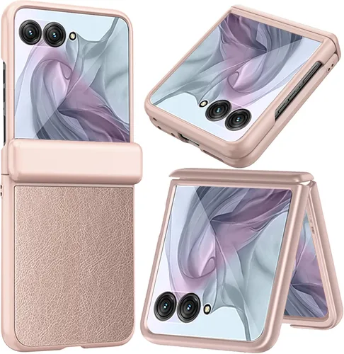 Vista 8 de NINKI Funda para Motorola Razr 60 Ultra con protector de pantalla integrado, protección de bisagra a prueba de golpes, resistente, ultra delgada