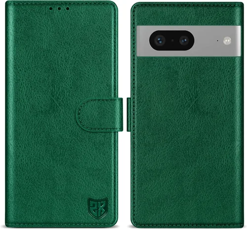 Vista 20 de ZZXX Funda tipo cartera para Google Pixel 7 con bloqueo RFID, ranura para tarjetas, función atril, cierre magnético, funda protectora de cuero