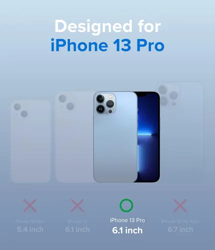 Vista 2 de Ringke Funda compatible con iPhone 13 Pro, Air Soft Transparente TPU a prueba de golpes, flexible, ligera, delgada, color negro ahumado
