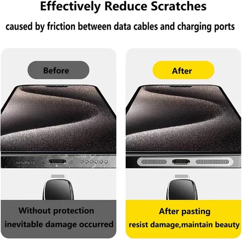 Vista 4 de para iPhone 16 Pro Max Auricular Parlante Malla Anti Polvo Adhesiva Cubierta - 5 PIEZAS / Negro
