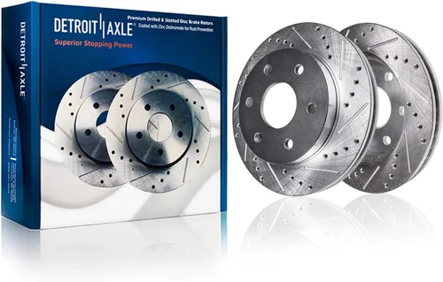 Vista 68 de Detroit Axle - Rotores de freno traseros para Toyota GR Supra BMW 230i 330e 330i 430i 530i 530i 530e 540d 540i xDrive X3 X4 Z4, rotores de freno