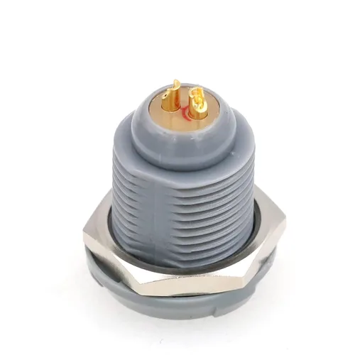 Vista 14 de 1P plástico PAG PKG enchufe enchufe Push Pull Auto bloqueo Hold Conector 2 Pin Plug macho para médico