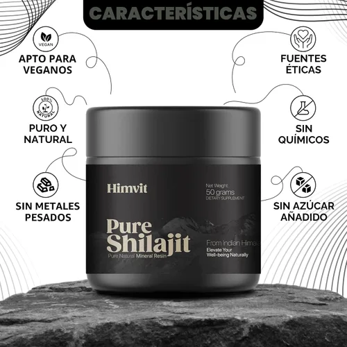 Vista 7 de Resina Shilajit orgánica pura del Himalaya con informe de laboratorio, súper alta potencia para hombres y mujeres, ácido fúlvico y oligominerales