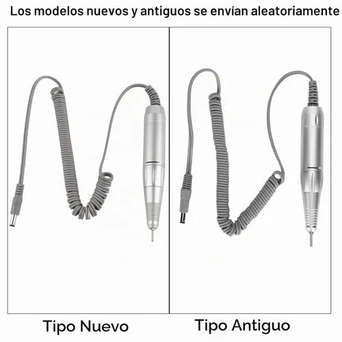 Vista 3 de Mango de repuesto de 12 V para taladro eléctrico de uñas, pulidor de uñas, pieza de mano