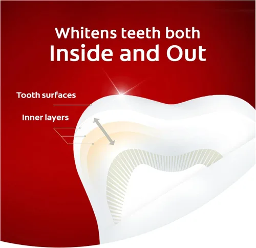 Vista 2 de Colgate Optic White Advanced - Pasta dental de peróxido de hidrógeno, pasta dental blanqueadora dental, fórmula de peróxido de hidrógeno segura