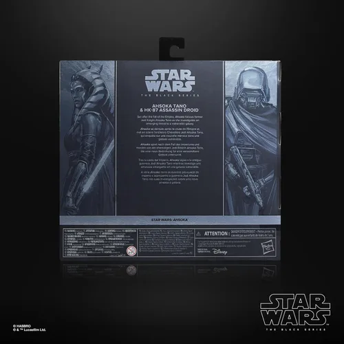 Vista 16 de STAR WARS The Black Series Ahsoka Tano & HK-87 Assassin Droid, Ahsoka - Figuras de acción de 6 pulgadas, paquete de 2, a partir de 4 años
