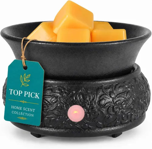 Vista 10 de Mocosa Calentador de cera derretida para calentador de velas de cerámica perfumada, quemador de cera de fragancia para el hogar, regalos para mamá