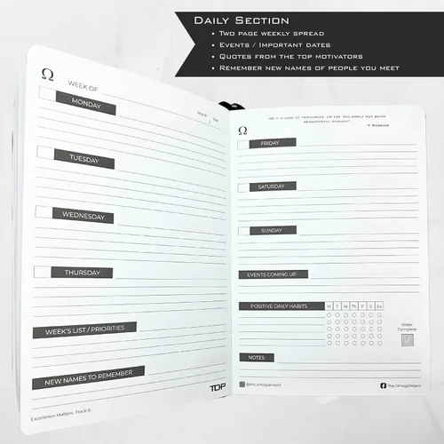 Vista 7 de The Elite Daily Planner: el ÚNICO planificador diario creado por las Fuerzas de Operaciones Especiales de EE.UU. en servicio activo para gestionar