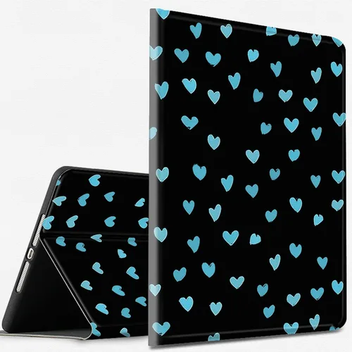 Vista 84 de Funda para tablet Kinlde Fire HD 10 (11ª generación 2021) Fire HD 10 Plus 2021, delgada, de piel sintética, con función atril, función atril