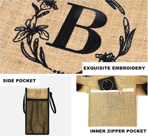 Vista 21 de BeeGreen Bolsa personalizada para mujeres, mamá, profesora, amigas, hermana, bolsas de regalo con bolsa de Comestic
