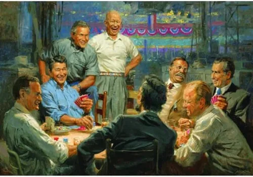 Vista 3 de SUNSOUT INC - Grand Ol' Gang - Rompecabezas de 500 piezas por artista: Andy Thomas, tamaño acabado 13 x 19 pulgadas, MPN # 19387