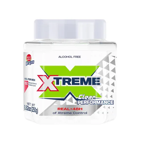 Vista 8 de Xtreme Clear Performance Styling Gel para el cabello para hombres, 8.82 onzas, paquete de 3 Sin alcohol, control Xtreme de 48 horas, con aloe