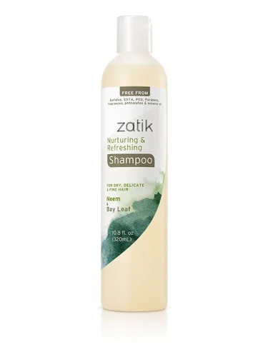 Vista 2 de Zatik Naturals - Set combinado de otoño para el cabello (champú nutritivo + acondicionador + suero para el cabello)