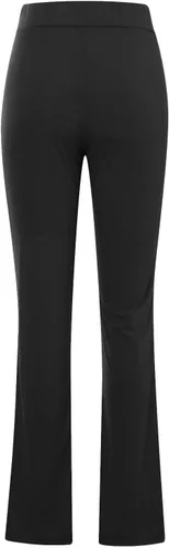 Vista 4 de JPVDPA Pantalones de yoga para mujer, de cintura alta, cruzados, suaves, elásticos, acampanados, para entrenamiento, casual, corte de bota