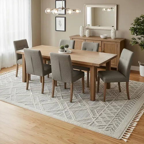 Vista 16 de nuLOOM Alfombra de Área Ansley Marroquí con Borlas de 2 x 6 pies, Gris, diseño bohemio con textura alta-baja, pelo alto de felpa, resistente a