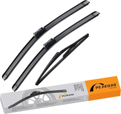 Vista 12 de 3 limpiaparabrisas OEM, limpiaparabrisas de repuesto para Jeep Wrangler 2007-2017