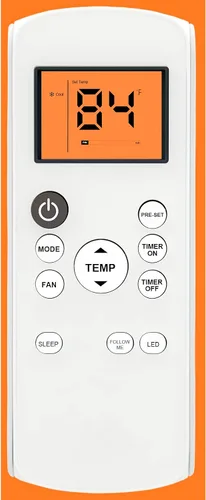 Vista 2 de Reemplazo para Easy Home Midea AC aire acondicionado remoto RG57H3 (B)/BGCEFU1-M