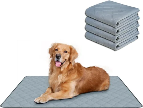 Vista 12 de RIOUSSI - Almohadillas reutilizables para orina para perros, cachorros, lavables, absorbentes, a prueba de fugas Soft Material Non-Slip Bottom