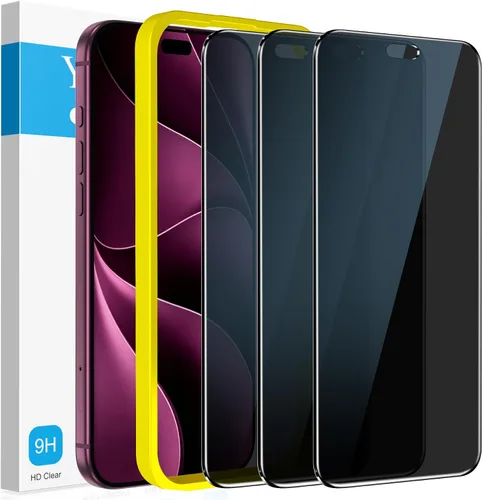 Vista 16 de YMHML Paquete de 2 protectores de pantalla de privacidad compatibles con iPhone SE 2020 2ª 2022 de 3ª generación, iPhone 8, 7, 6S, 6, 6, 6
