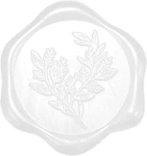 Vista 9 de Yoption Calcomanías de Sello de Cera de Eucalipto, Paquete de 100 Calcomanías Autoadhesivas de Sello para Sobre de Oro Antiguo para Boda, Fiesta