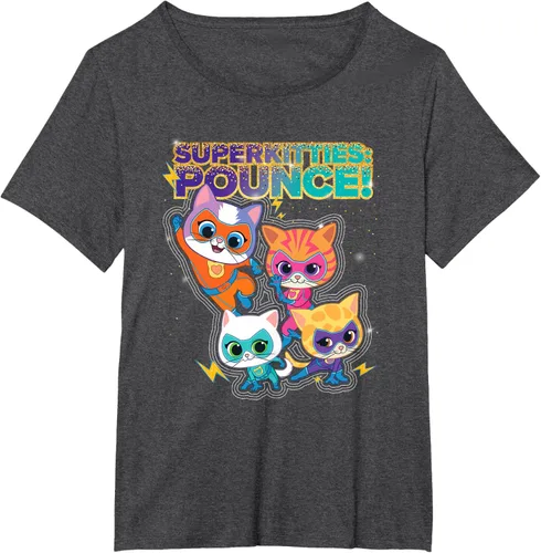 Vista 27 de Disney Junior SuperKitties Pounce! Camiseta de equipo completo, talla S