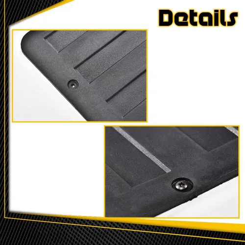 Vista 6 de PIT66 Protector de alfombrilla para puerta trasera de camioneta resistente, ajuste universal para todas las camionetas, forro de goma extra grueso