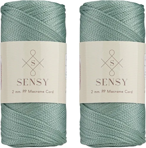 Vista 71 de Sensy Premium 2mm 229.5 metros de cuerda de poliéster 100% cordón de polipropileno Cordón de macramé 2mm Cordón para bolso de crochet Hilo