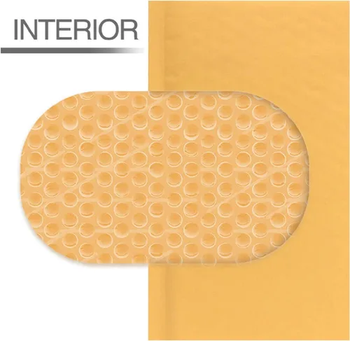 Vista 2 de Secure Seal Sobres de envío acolchados de papel kraft #0 de 6 x 10 pulgadas (paquete de 1000)