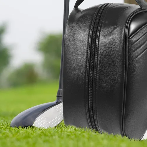 Vista 5 de BESPORTBLE Bolsa de zapatos impermeable con cremallera, organizador de viaje para zapatos deportivos, compacto y plegable para golf, ciclismo