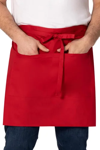 Vista 4 de Chef Works Delantal unisex medio bistro para servidor