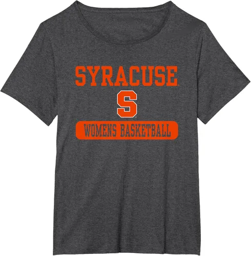 Vista 6 de Camiseta de baloncesto naranja de Syracuse para mujer con licencia oficial, Negro