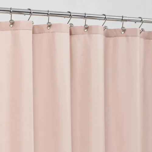 Vista 35 de ALYVIA SPRING Forro de Cortina de Ducha de Tela Extra Largo Impermeable - 72" x 96", Suave y Ligero Cortina de Ducha X-Larga con 3 Imanes, Lavable a