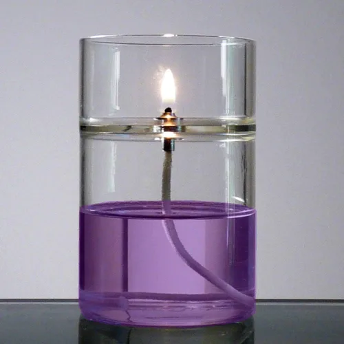 Vista 3 de Firefly Fuels - Calentador de aceite de vidrio para aceites esenciales, Zen, vela líquida reutilizable recargable con cubierta de cristal.