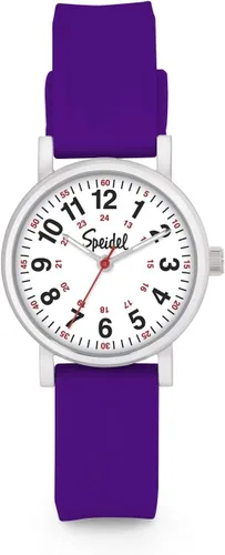 Vista 6 de Speidel Scrub Petite Watch Made for Doctors, Nurses, EMT, Surgeons and Students w/Red Second Hand in Scrub Matching