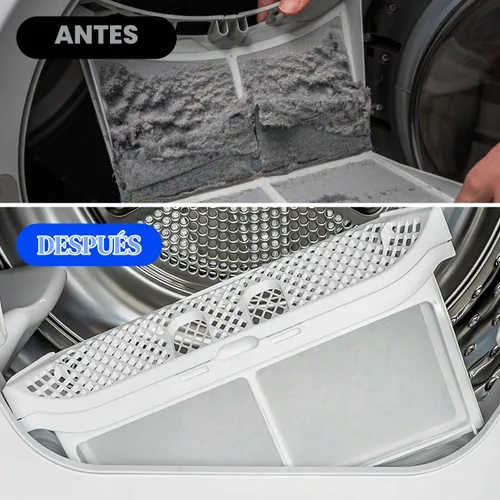 Vista 6 de Holikme - Kit limpiador de ventilación para secadora - Accesorio para aspiradora de pelusa negra