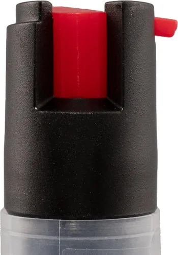 Vista 3 de REDD Tactical Nuke Pepper Spray (3,000,000 SHU) Máxima resistencia Carcasa dura, clip para cinturón, llavero de liberación rápida y tinte
