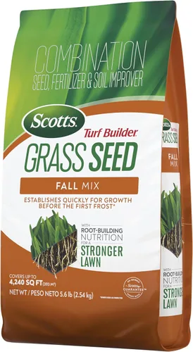 Vista 3 de Scotts Turf Builder - Mezcla de semillas de césped para otoño, 5.6 libras.