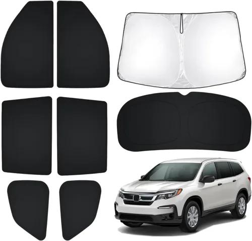 Vista 112 de T TGBROS Parasol para parabrisas para BMW X1 F48 2016 2017 2018 2019 2020 2021 2022 para ventana de automóvil, con bloqueo UV grueso y opaca