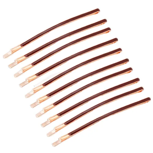 Vista 3 de 20 pinzas de pelo doradas de 2 pulgadas para decoración de cabello para damas y niñas
