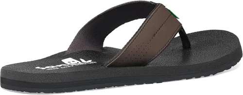 Vista 4 de Sanuk Posavasos acogedor para hombre Sandalias para hombre Sandalias para hombre Sandalias de playa Apoyo y ligero Plantilla de espuma