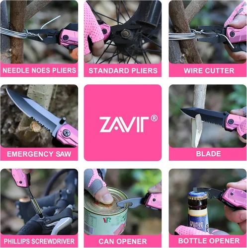 Vista 5 de Ideas de regalos para esposa, cuchillo multiherramienta con tinta P de la mejor esposa, regalos de Navidad para esposa del marido, rellenos