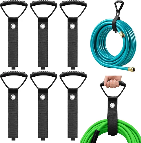 Vista 13 de Swingers Extension Cord Holder, 17" Heavy-Duty Storage Straps with 6 Pack