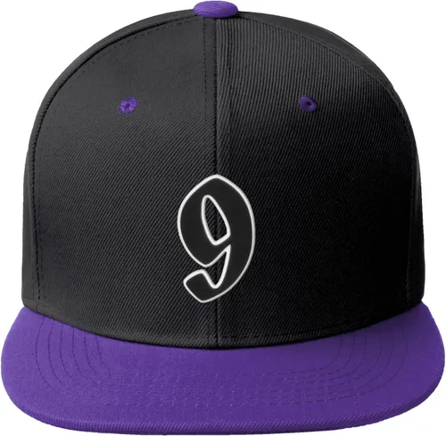 Vista 450 de Daxton Gorra clásica con visera de billete plano con letras del alfabeto inglés antiguo de la A a la Z