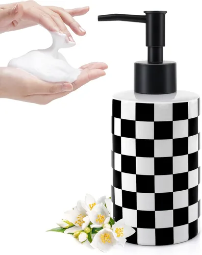 Vista 9 de Dispensador de jabón dorado, dispensador de jabón para platos para cocina, dispensador de bomba de jabón líquido para ducha, dispensador de loción