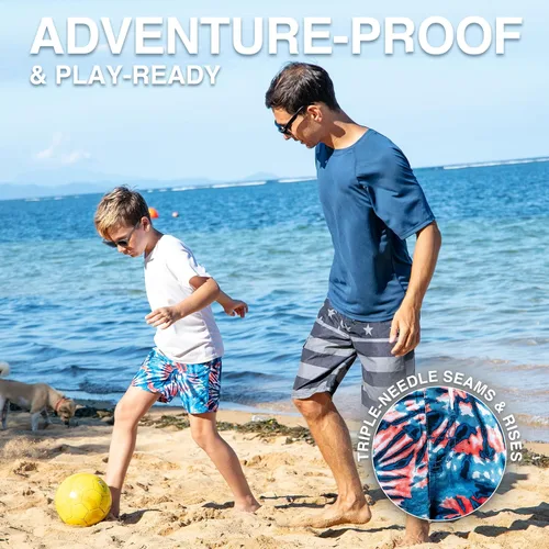 Vista 51 de Kanu Surf Traje de baño Yolo de secado rápido UPF 50+ para niños