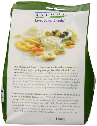 Vista 3 de Asturi Bruschettini, romero y aceite de oliva, 4.23 onzas