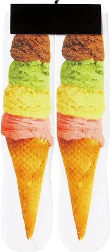 Vista 3 de DJDesigns - Calcetines medianos para niños con impresiones 3D (para edades 5-9)