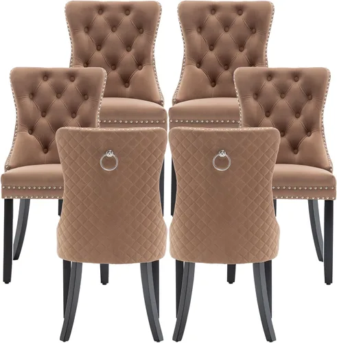 Vista 13 de Sillas de Comedor Modernas 2, Sillas de Comedor Modernas 2, Sillas de Comedor Modernas 2, Sillas de Comedor - Juego de 2 sillas de comedor de beige01